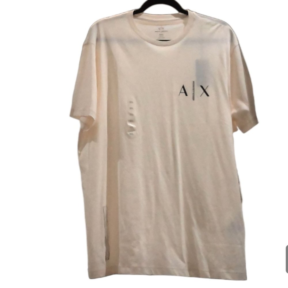 Men's Armani Exchange (AX) Cream T-Shirt